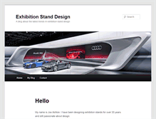 Tablet Screenshot of exhibition-design.com